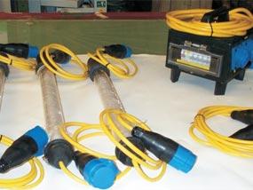 elektromos rendszer sátrakhoz